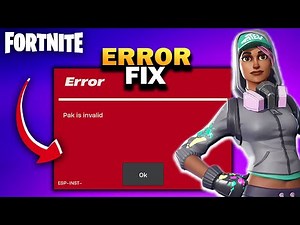 How To Fix Pak is Invalid Error in Fortnite 2025 (NEW Method)