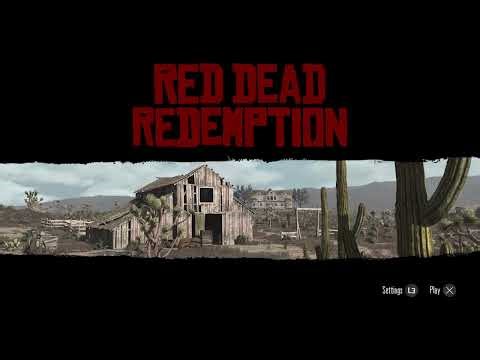 These are the initial settings for Red Dead Redemption for PS5