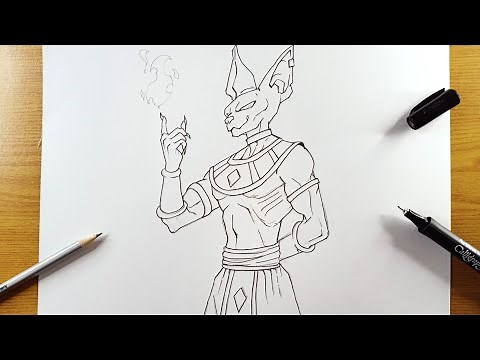 How To Draw Beerus | Step By Step | Dragonball