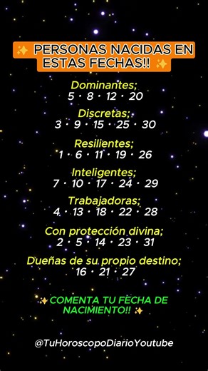 ✨ Tu Fecha De Nacimiento Revela Esto! #zodiaco #horoscopo #mensaje #astrología