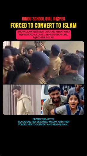 𝐭𝐡𝐞_𝐮𝐧𝐟𝐢𝐥𝐭𝐞𝐫𝐞𝐝 𝐩𝐚𝐭𝐫𝐢𝐨𝐭 on Instagram: "A chilling case of predation and religious coercion has rocked Bhopal, exposing the terrifying ordeal of a Class 11 student. The accused, identified as Osaf Ali Khan, allegedly targeted the minor girl near her school, grooming her before luring her to a deserted area in Khanugaon. Inside a car, he reportedly committed rape and filmed the heinous act to use as a weapon against her. The torture didn't stop there. Police investigations revea