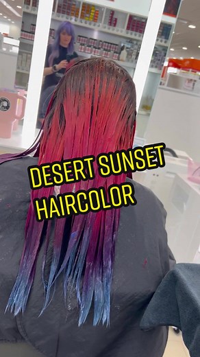 Stunning Reverse Sunset Ombre Hair Transformation