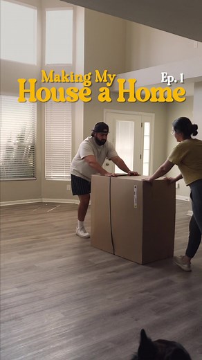 Making my house a home. Unboxing this new Morabo leather sofa from @IKEA. Definitely excited to start adding more pieces around it and finally have a cozy space. #interiordesign #livingroom #apartmenttherapy #sofa #cozyathome