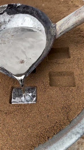 Hot iron turns into Morse code_! #handmade #casting #diy