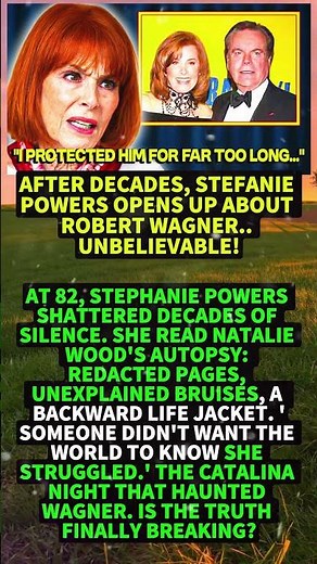After decades, Stefanie Powers opens up about Robert Wagner.. Unbelievable! #shorts #viral