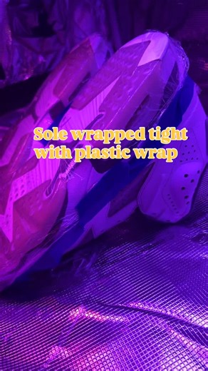 Wiltzsnkrsclean on Instagram: "Sole wrapped tight with plastic wrap #wiltzsnkrclean"
