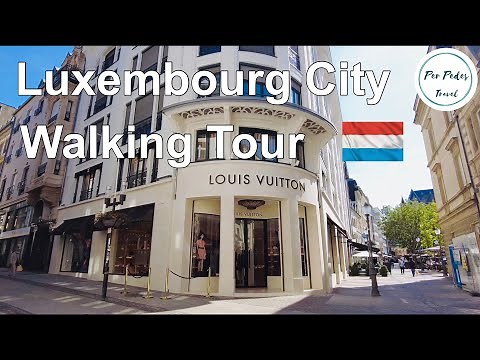 Luxembourg Capital City Walking Tour (with Subtitles) / History & Culture [HD]