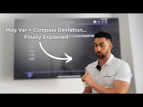 Magnetic Variation, Compass Deviation, Magnetic Tracks and True Tracks explained for your pilot exam