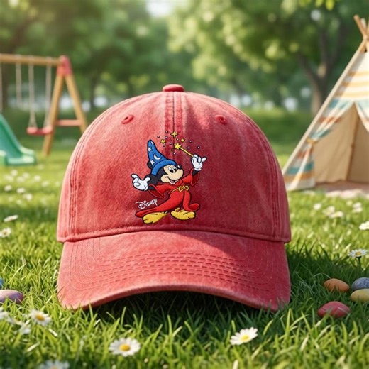 Magic Wizard Mouse Embroidered Hat, Fantasy Cartoon Mouse Hat, Magical Theme Park Cap, Cute Wizard Baseball Cap, Fantasy Gift Hat - Etsy