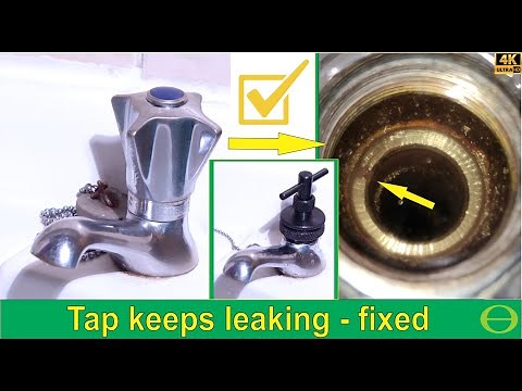 How to stop a tap / faucet from dripping - How to re-seat a tap