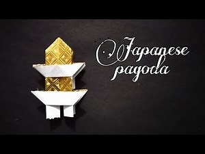 How to make origami Japanese Pagoda | easy steps to make Japanese Pagoda |