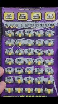 100X on $50 Fortune Scratch-Off Lottery Ticket! 💥 #lottery #winner