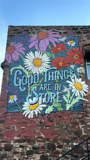 In case you needed a reminder today. 💛 #heresyoursign #goodthings #instore #flowers #art