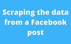 【爬虫】抓取Facebook某帖子的观众数据