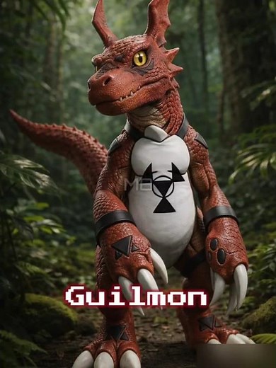 Guilmon Evolution to Gallantmon Crimson Mode