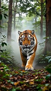 Harimau🐯 Di Hutan Berkabut