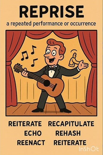 Reprise Meaning Explained | What Does R-E-P-R-I-S-E Mean? | English Vocabulary Made Easy