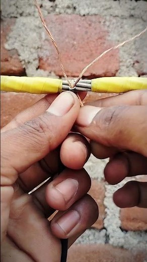 How to Insulate Wire Joints with Electrical Tape | Proper Insulation Method #shortvideo​ #tape​