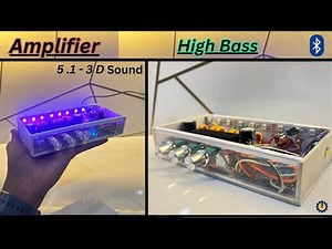 DIY 3D Audio Bluetooth 5.1 Amplifier | Build Your Own Home Theater Sound System