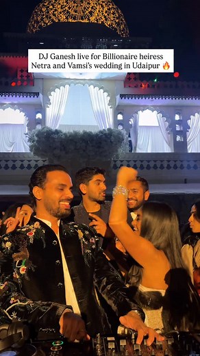 Most awaited performance from the entire Line-up🚨🎇 Everyone’s Fav @djganesh_djg brought fire to the couple’s Reception event held at Zanana Mahal, Udaipur. . . . [ Dj Ganesh, Big Billionaire wedding, Celebrity Dj, Udaipur Wedding, Destination Weddings, Biggest wedding] | Deejay Ganesh