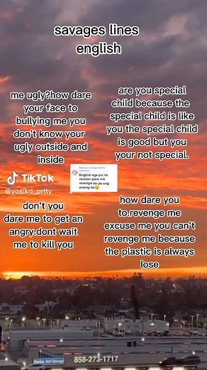 Savage Lines in English for Revenge/Cheating Scenario