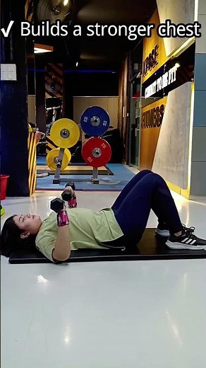 Dumbbell Chest Press Proper Form | Build Your Chest Safely #shorts