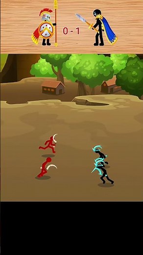Atreyos Battle With Xiphos Unite 🥵 #stickwarlegacy #shorts