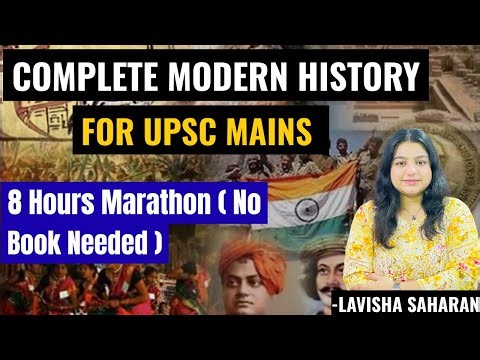 Complete Modern History For UPSC Mains In One Shot I Must Watch
