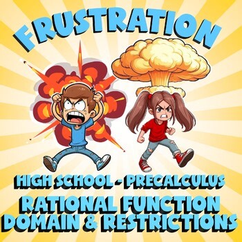 Rational Function Domain & Restrictions FRUSTRATION Math Game - PreCalculus