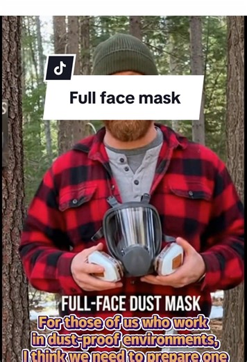 Full face mask, seamless protection, blocking wood shavings, dust and other fine particles, you deserve to have, now it is the lowest price.#gasmask #tiltokshopfalldealsforyou #autumnliving #homesafe #comfortable