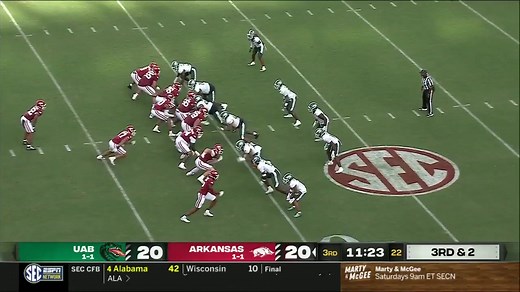 88K views · 1.2K reactions | Highlights from our win over UAB | Arkansas Razorback Football | Facebook
