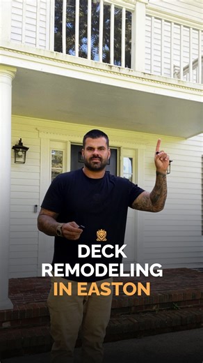 Deck remodeling in progress! ☀️ Upgrading structure, roof and finish...