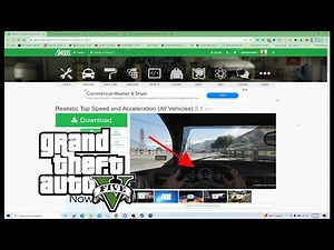 How to Install Realistic Top Speed and Acceleration (All Vehicles) 5.1 GTA 5 MODS