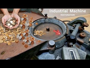 French Coins Counting Machine Restoration - Uncovering the Mystery of a Rare Machine!