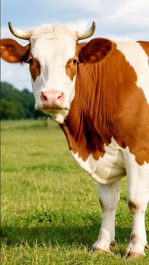 “How Cows Digest Food: Inside Their 4-Part Stomach System #facts #animals #cow #wildlife #shorts