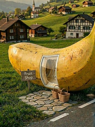 What happens if I turn a giant banana into a fruit shop? 🍌 In this video, I transformed a giant banana into a beautiful and modern fruit shop using real construction techniques. Starting from carving the banana interior, installing construction materials, building wooden frames, adding insulation, and finishing with stylish designs suitable for a modern fruit shop, I documented every step in a satisfying hyperlapse timelapse. Watch the full process as I create a complete shop with organized dis