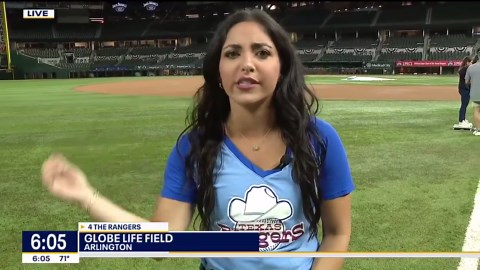 Opening day: Rangers dance squad teaches dance routine