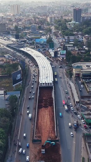 Nairobi Ngong Road/Naivasha Road Flyover Construction