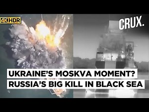 Russia "Sinks" Ukraine's Largest Ship in 1st Drone Boat Kill, Trump Okays ERAM Missiles for Kyiv |4K