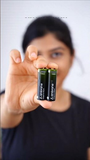 Rechargeable batteries with built-in charger🔋