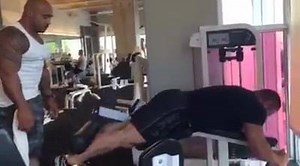 Day 2 Stefan Havlik doing hamstrings. 2nd exercise leg curls. Www.facebook.com/officialstefanhavlik | Dennis James