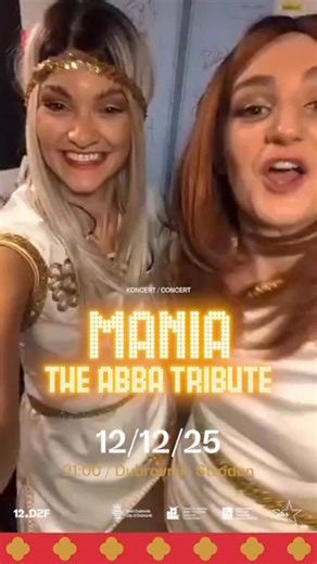 DANCING QUEEN U GRADU: Najpoznatiji svjetski ABBA tribute bend – MANIA stiže na 12. Dubrovački zimski festival! 🎤 📅 12. prosinca 2025. u 21:00 h 📍 Stradun Od „Dancing Queen“ i „Waterloo“ do „Mamma Mia“ i „Take a Chance on Me“ – pripremite se za večer punu emocija, nostalgije i čiste zabave! Ne propustite spektakl koji će Stradun pretvoriti u najveći disko plesni podij! #dubrovackizimskifestival #dubrovnikwinterfestival #12DZF #12dwf #dubrovnik #experiencedubrovnik #DZF #ABBA #MANIA #DancingQu