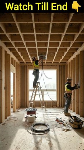 Room Electrical Installation Timelapse | From Bare Studs to Finished Interior