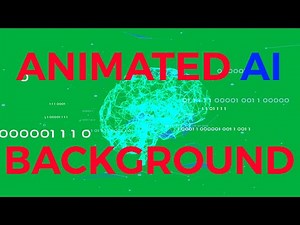Green Screen | AMAZING Background for Artificial Intelligence Videos (FREE to use)