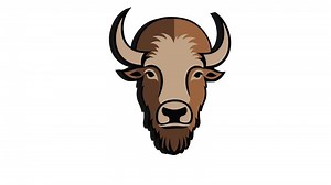 Download 3D bison icon animation with 4K quality for free