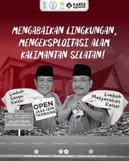Silahkan Unduh Kajian : s.id/Kajian-HLI23 . https://drive.google.com/file/d/1MWE2dmY-X5Ygty9AXGZY90MSMFl0Vf_i/view #oligarki #pemkobanjarmasin #bemkalsel #limbahkalsel #harilingkunganhidup #melayanirakyatkalsel #uinantasari