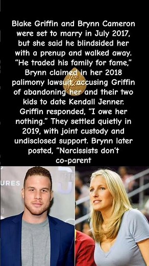 I Owe Her Nothing: Griffin Responds to Palimony Lawsuit from Ex-Fiancée Brynn Cameron#viral #shorts