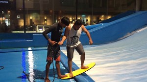 Surfing Skills at an Indoor Artificial Wave Pool