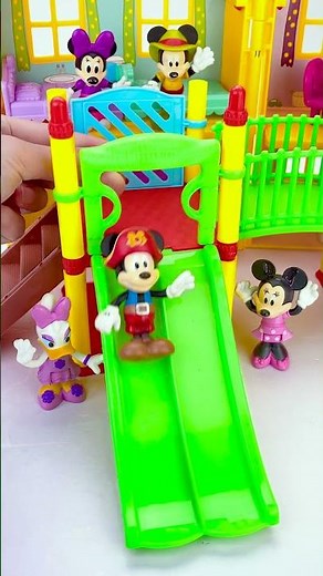 Satisfying With Minnie Mouse House Playset ASMR Videos #shorts #asmr #mickeymouse