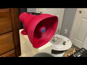 Atlas Sound AP-15TUC Red Fire Alarm Horn Overview